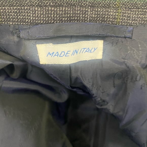 Brioni Roman Style Roma Sports Jacket Gray Striped Men’s - Picture 9 of 11